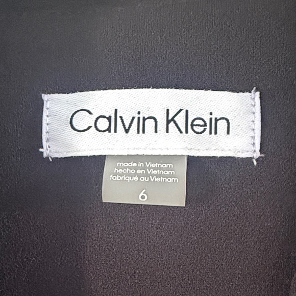 NWT Calvin Klein Black Sleeveless Mini Dress - Picture 2 of 9